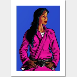 jiu jitsu girl Posters and Art